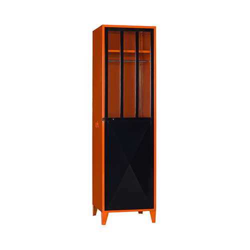 Diamond Door with Stand Foot Clothes Cabinet