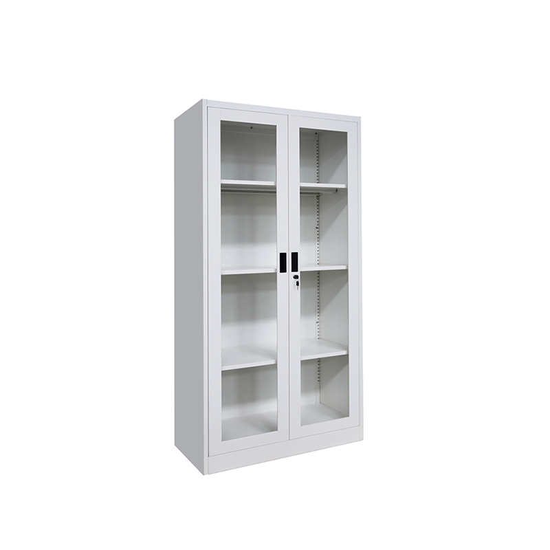 Swing Glass 2 Doors Steel Cabinet