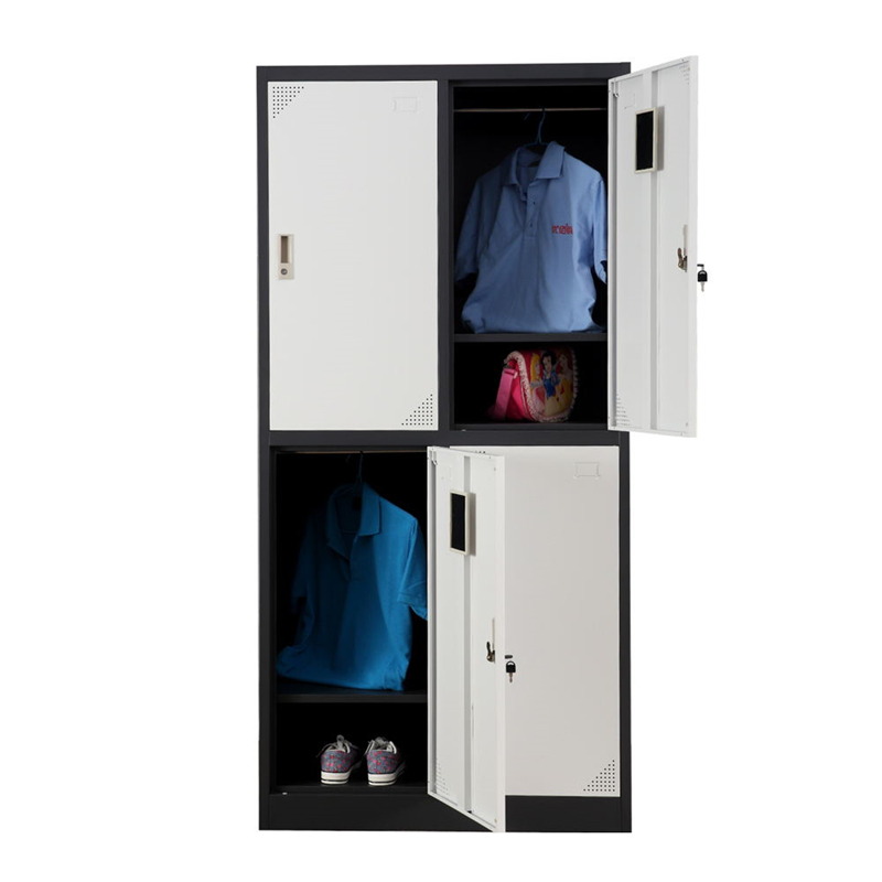 2L-B2 Two Tiers Metal 4 Doors Locker