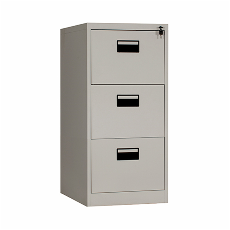 D-G3 3-layers vertical steel drawer cabinet