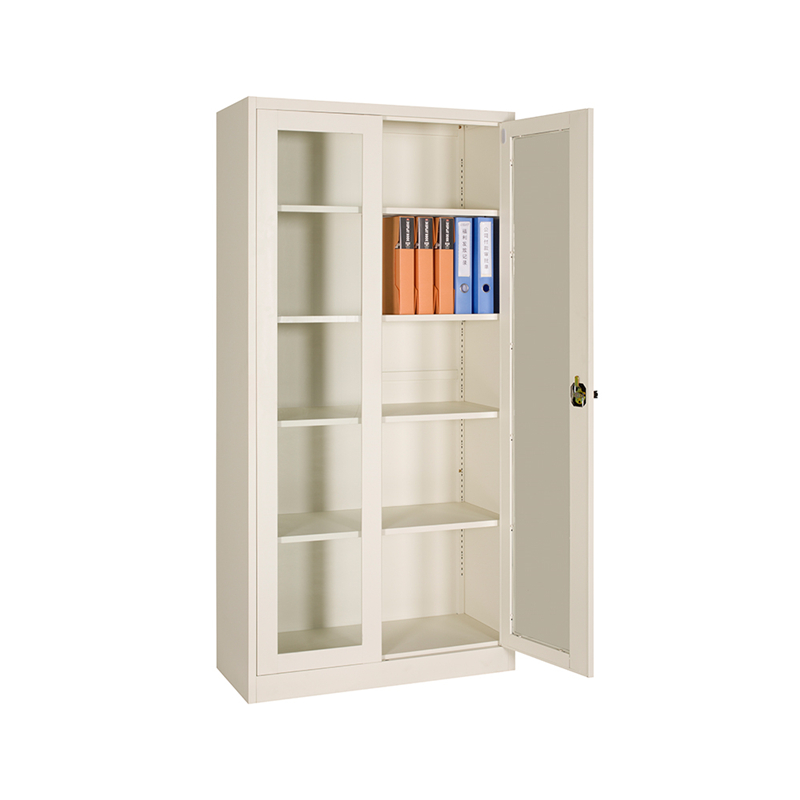 Swing Glass 2 Doors Steel Cabinet