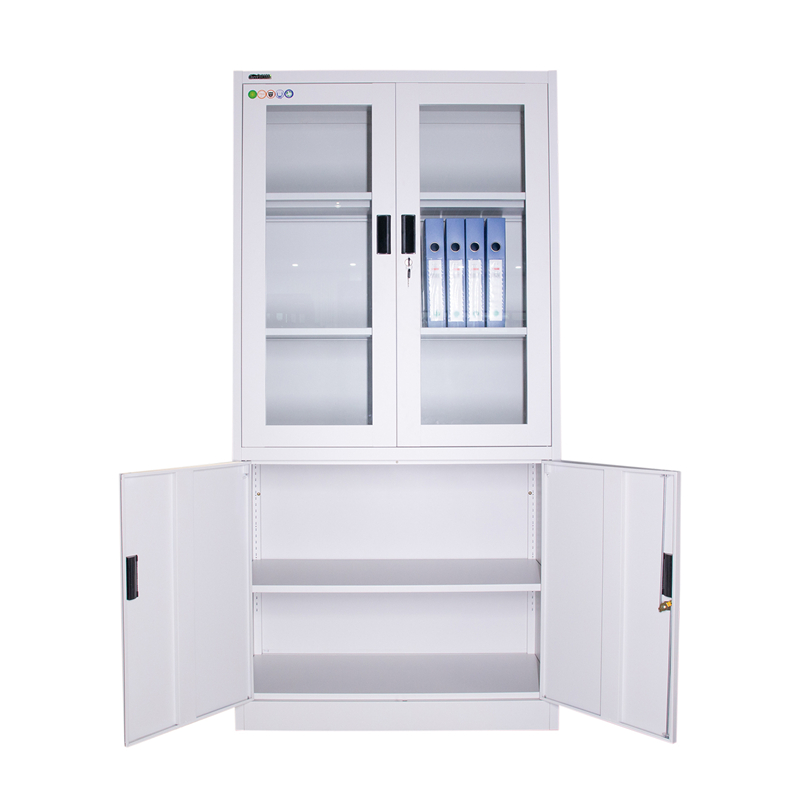 Up Swing Glass Door Steel Cabinet