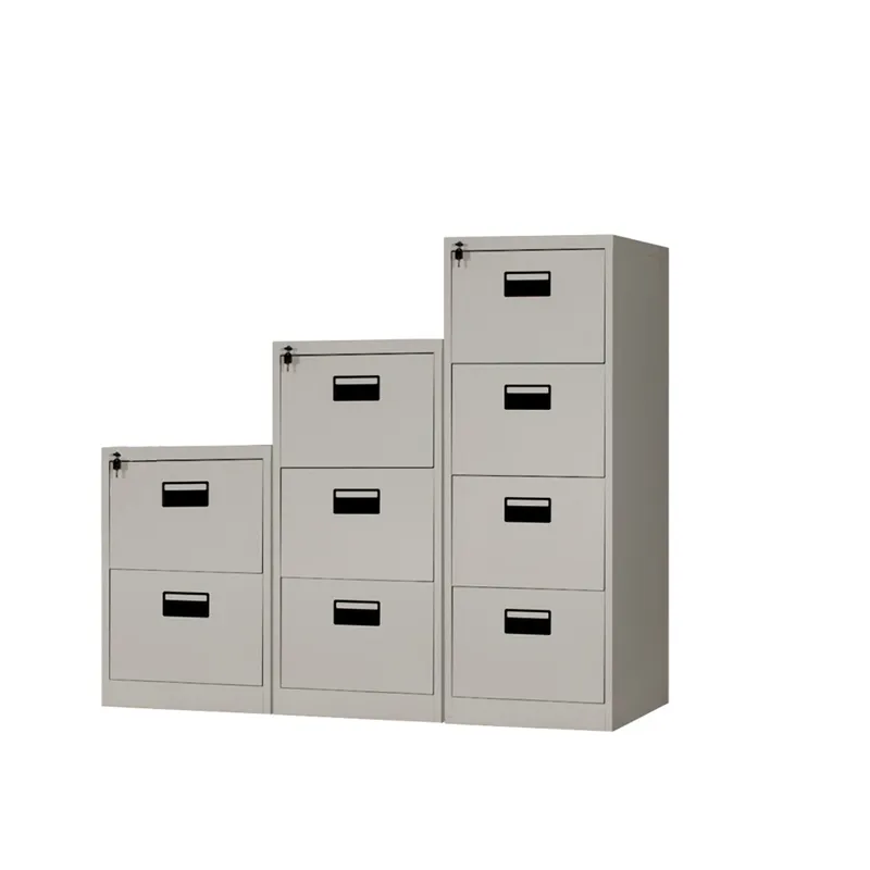 D-G3 3-layers vertical steel drawer cabinet