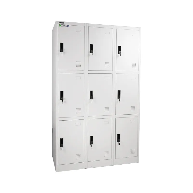 3L-B3 Triple Tiers 9 Doors Metal Locker