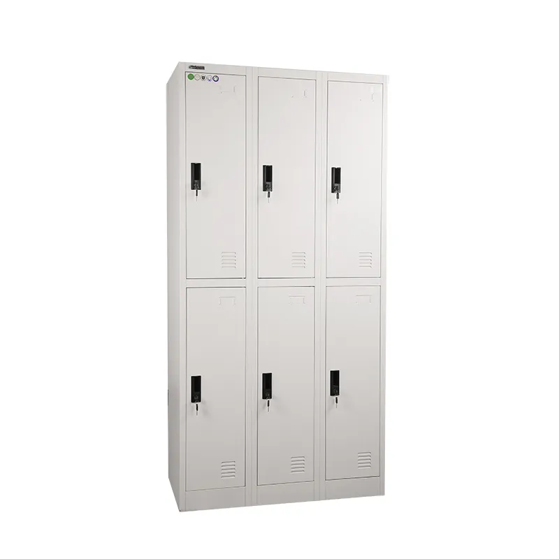 3L-B2 Two Tiers Metal 6 Doors Locker
