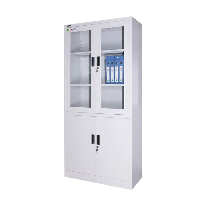 Up Swing Glass Door Steel Cabinet