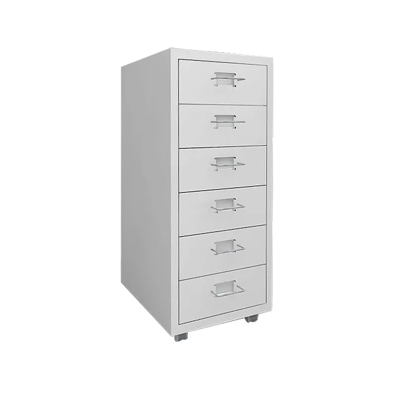 D-D6 6 Drawer Under Desk Mobile File Cabinet