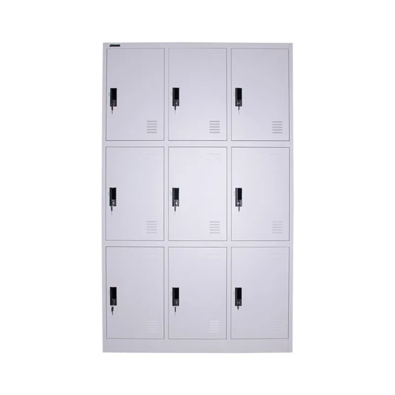 3L-B3 Triple Tiers 9 Doors Metal Locker