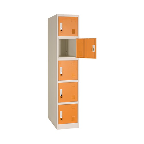 5 compartments locker